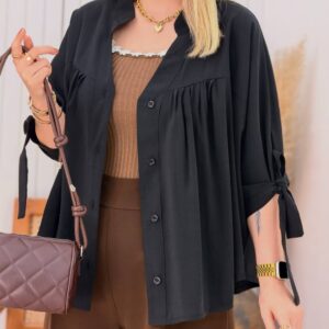 شومیز استین گره ای